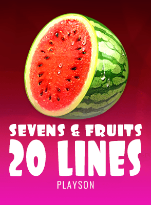 Sevens&Fruits: 20 Lines